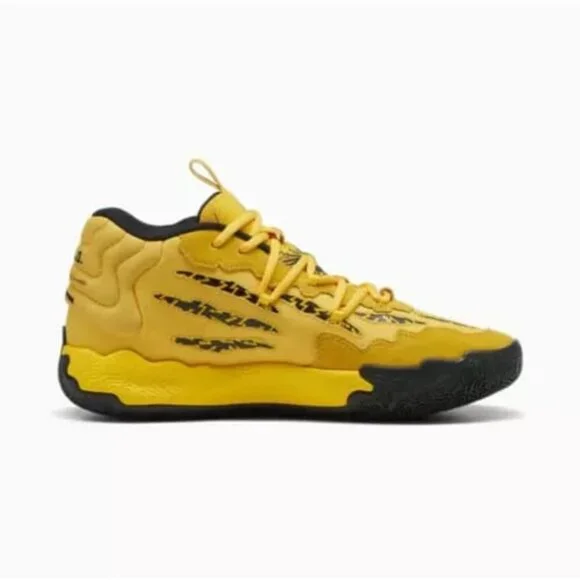 Puma Porsche x MB.03 Mens Basketball Shoes Yellow 309847-01 NEW Multi Sz - Picture 2 of 7